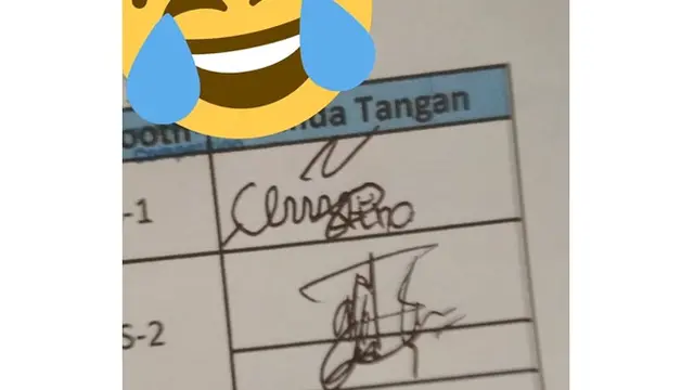 6 Tanda Tangan Bentuk Wajah Ini Bikin Geleng Kepala