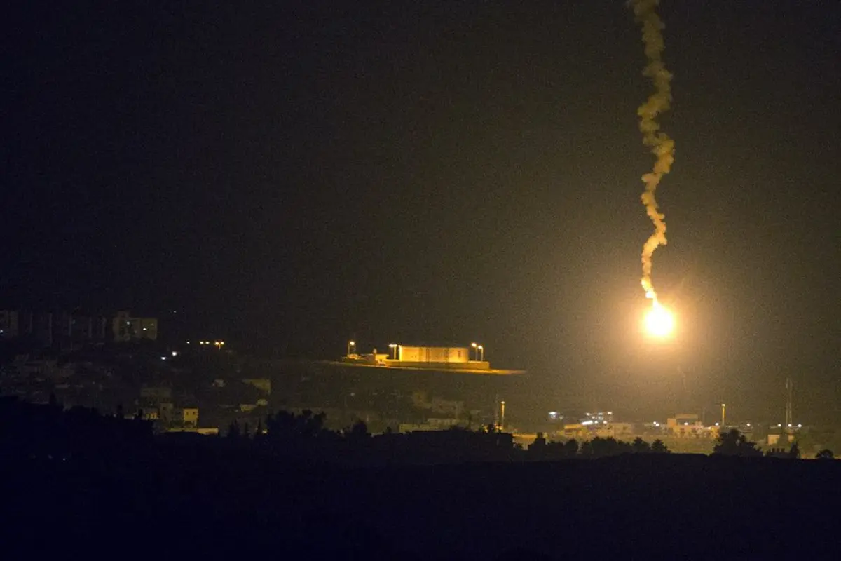 Detik-detik jelang rudal Israel menghantam Jalur Gaza pada Selasa 8 Agustus 2017 malam waktu setempat (AFP)