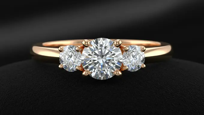 Model Cincin Emas Berlian untuk Ibu Usia 45 Tahun