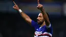 Total 16 gol sudah dicetak sejak awal musim 2018/19.  Kontribusinya diyakini akan semakin besar mengingat gol Quagliarella tak hanya bersumber dari gawang klub papan bawah saja. (AFP/marco Berterello)