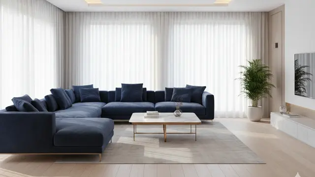 Model Plafon PVC Ruang Tamu Sederhana tapi Terlihat Mewah. AI