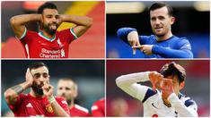 Berikut parade perayaan gol dengan gaya unik di Liga Inggris musim 2020/2021. Mulai dari aksi tutup telinga Mohamamed Salah hingga isap jempol Bruno Fernandes