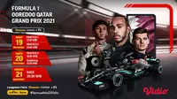 Link Live Streaming F1 GP Qatar 2021 di Vidio Pekan Ini, 19-21 November. (Sumber : dok. vidio.com)