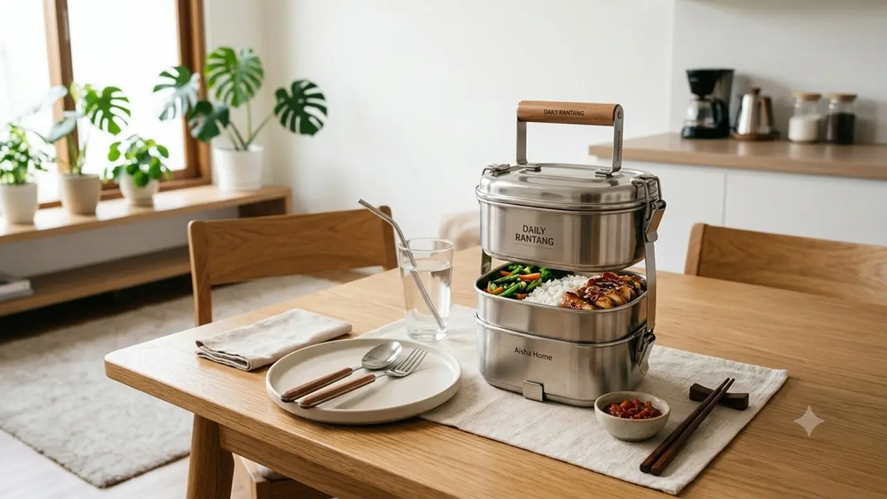 Rekomendasi Rantang Stainless Steel Terbaik untuk Menyimpan Makanan Lebih Higienis dan Praktis