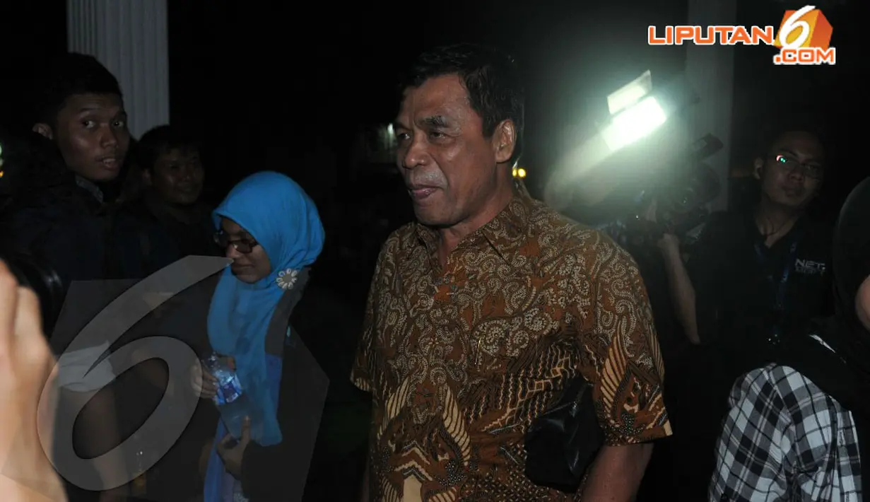 Muchdi PR saat menghadiri rapat pertemuan dengan sejumlah tokoh politik dan Ormas Islam di Jalan Cikini Raya nomor 24, Jakarta, Kamis (17/4/2014)(Liputan6.com/Johan Tallo)