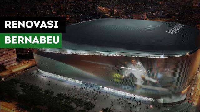 Real Madrid akan merenovasi Santiago Bernabeu pada awal 2019.