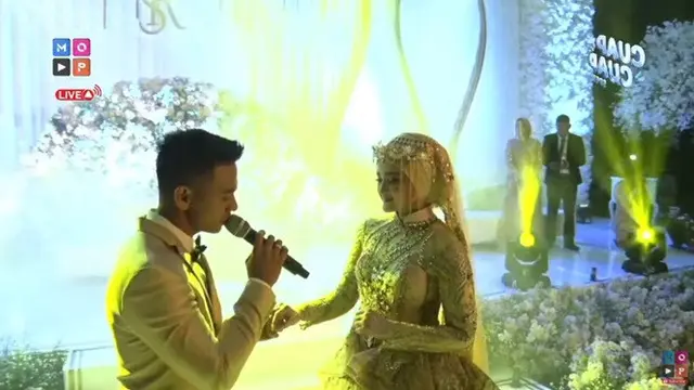 8 Momen Resepsi Pernikahan Ridho DA dan Syifa, Meriah Usung Konsep Internasional