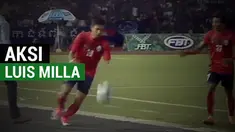 Berita video momen Pelatih Timnas Indonesia Luis Milla mengecoh pemain Kamboja saat pertandingan persahabatan di Phnom Penh Olympic Stadium.
