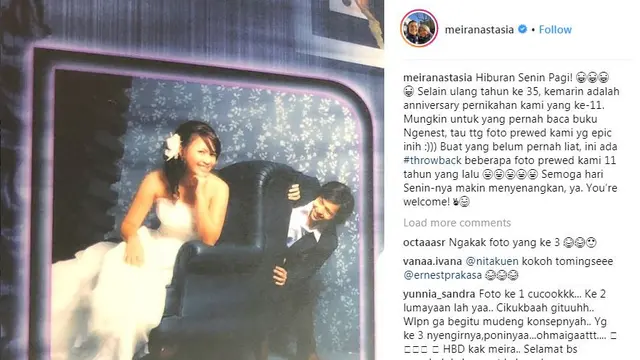 [Bintang] Meira Anastasia dan Ernest Prakasa