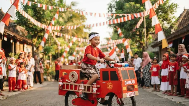 Hiasan Sepeda 17 Agustus