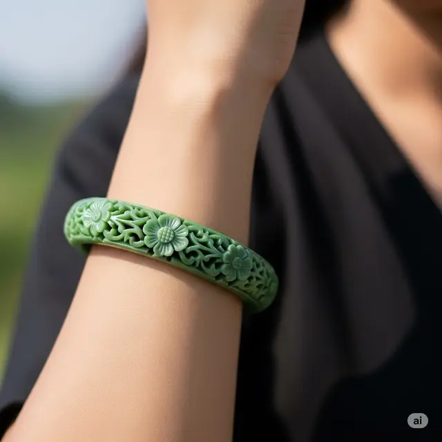 Model Gelang Batu Giok Wanita Terbaik 2025. Foto: Gemini