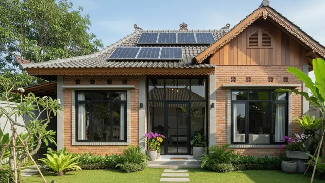 Model Rumah Sederhana Tapi Mewah yang Ramah Lingkungan/Ilustrasi AI