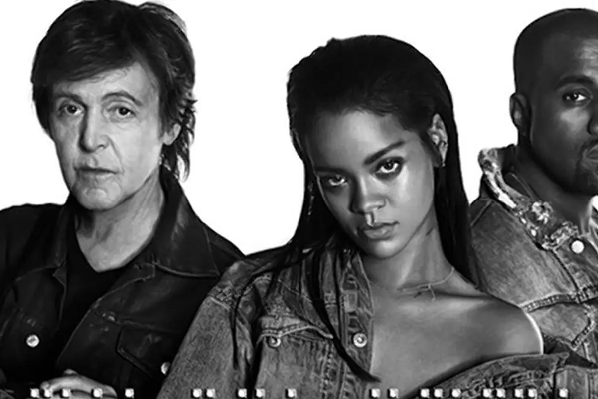 Rihanna, Paul McCartney, Kanye West