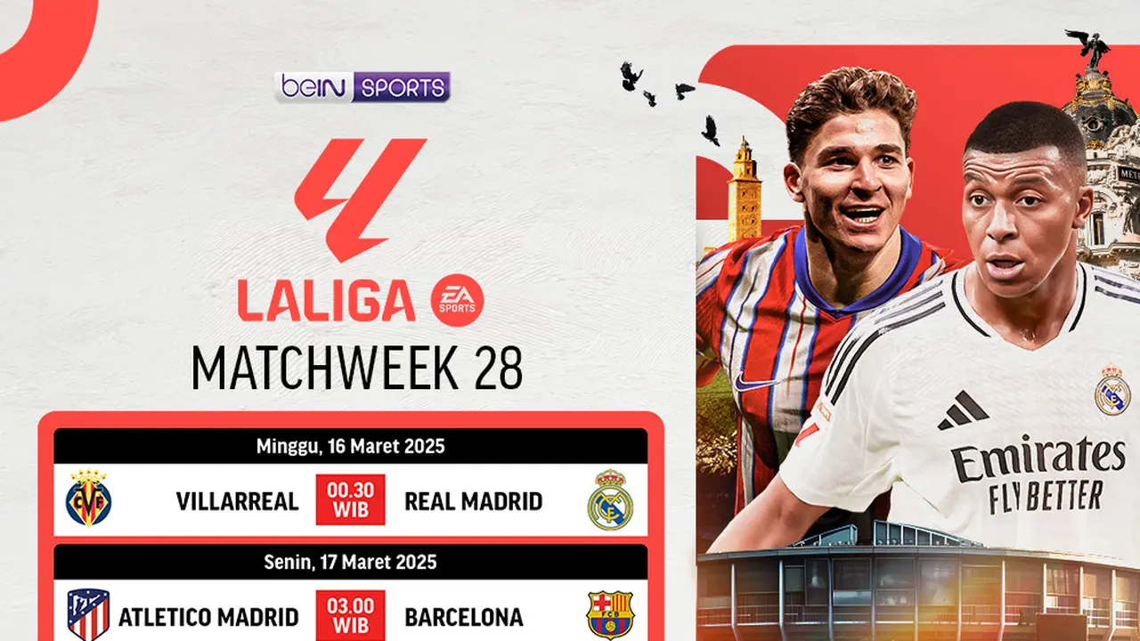Jadwal Liga Spanyol 2024/2025 Matchweek 28
