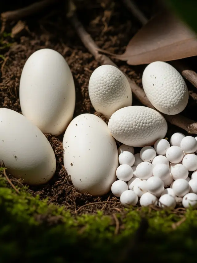 Telur Reptil Ular, Kadal, dan Tokek