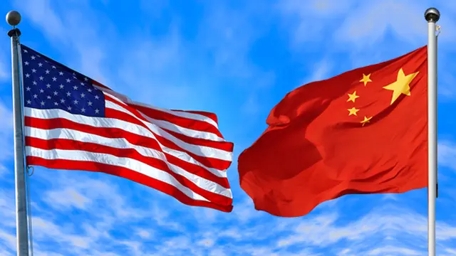 Ilustrasi Amerika & China