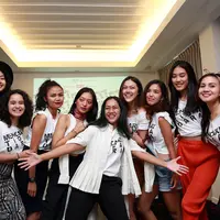 Foto preskon Mencari Tiga Dara (Deki Prayoga/bintang.com)