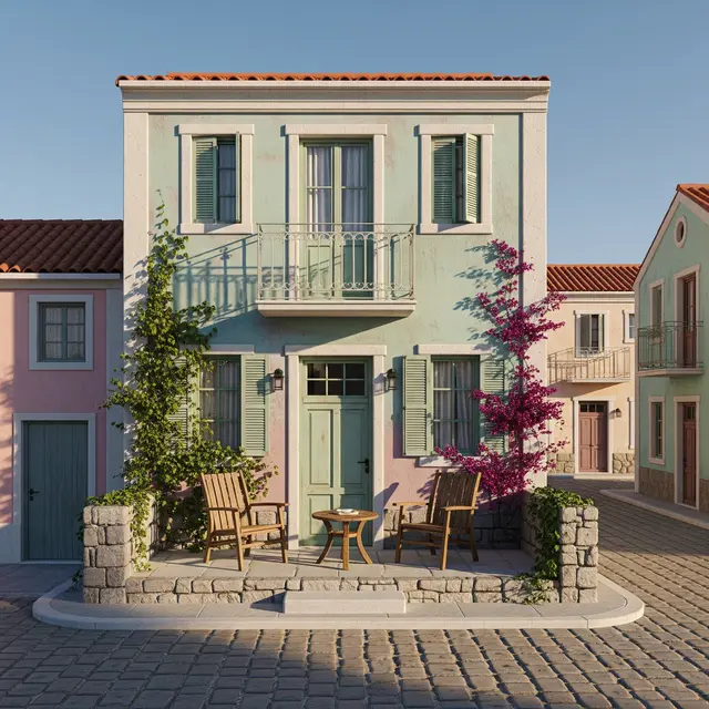 Desain Rumah Mungil yang Romantis