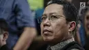 Mantan Pelaksana Tugas (Plt) Ketua Umum PSSI Joko Driyono saat menjalani sidang lanjutan di PN Jakarta Selatan, Kamis (9/5/2019). Sidang kedua dengan terdakwa Joko Driyono batal digelar di Pengadilan Negeri Jakarta Selatan. (Liputan6.com/Faizal Fanani)