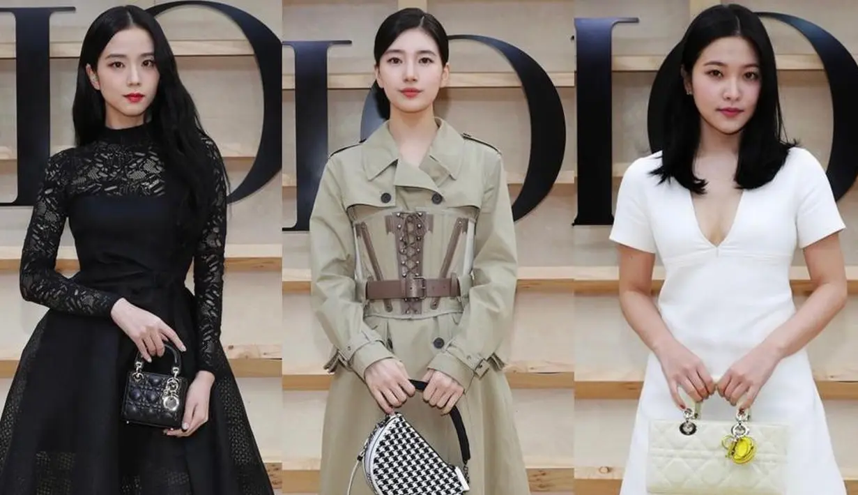 <p>Sejumlah artis Korea hadir di acara Dior Fall 2022 Women&rsquo;s Collection Fashion Show&nbsp; oleh Maria Grazia Chiuri di Seoul, Sabtu (30/4). Mulai dari Jisoo BLACKPINK hingga Suzy, berikut tampilan busana mereka. (Instagram/Dior).</p>