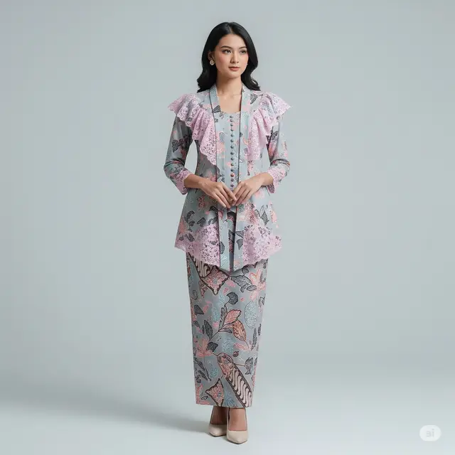 7 Model Kebaya Batik Modern Simple untuk Tampilan Elegan