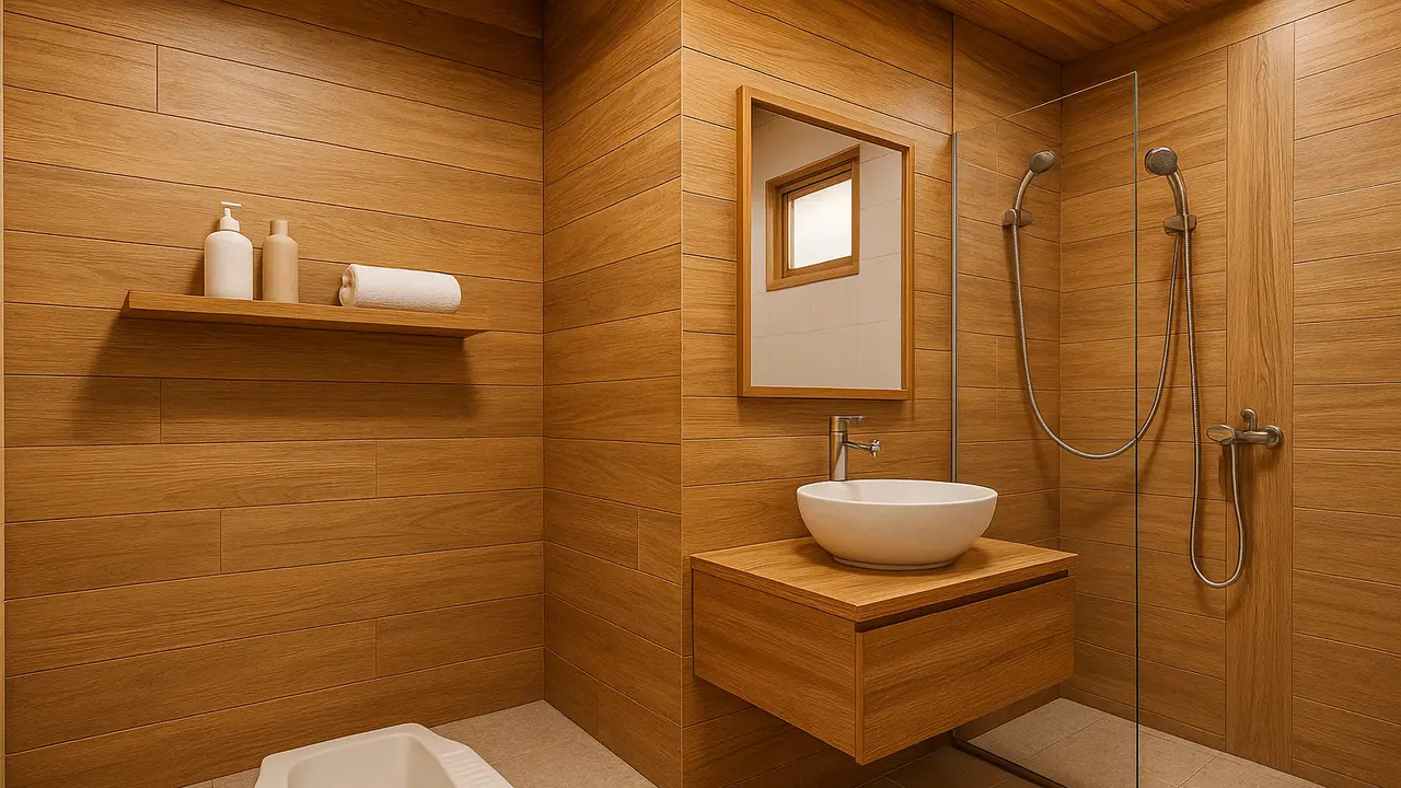 Model Kamar Mandi dengan WC Jongkok yang Cantik, Desain Sederhana tapi Tetap Modern