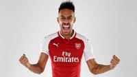 Pierre-Emerick Aubameyang resmi bergabung Arsenal.  (Dok.  Arsenal).