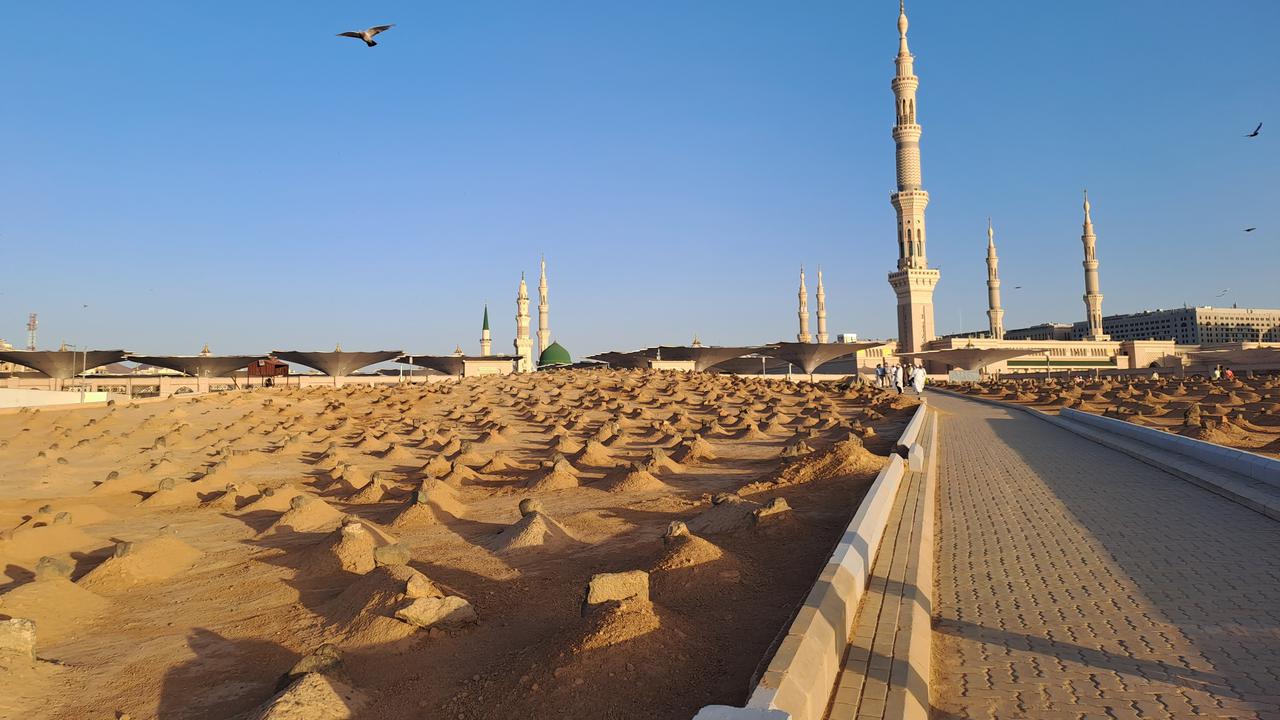 Pemakaman baqi yang ada di dekat Masjid Nabawi.