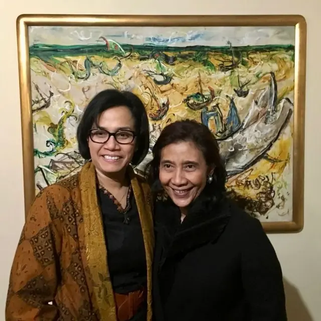 Sri Mulyani dan Susi Pudjiastuti
