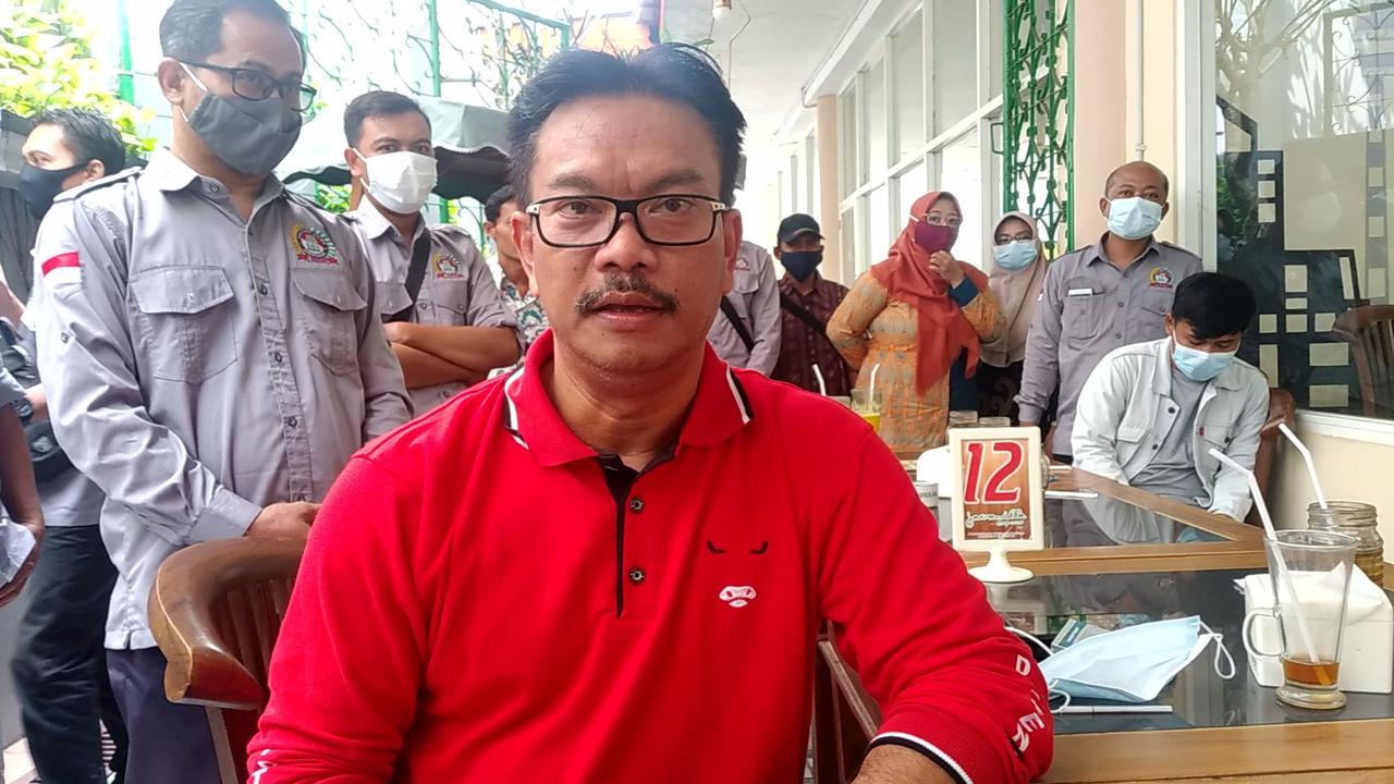Anggota DPR RI, Edy Wuryanto saat ditemui Liputan6.com di Cepu, Blora. (Liputan6.com/Ahmad Adirin)