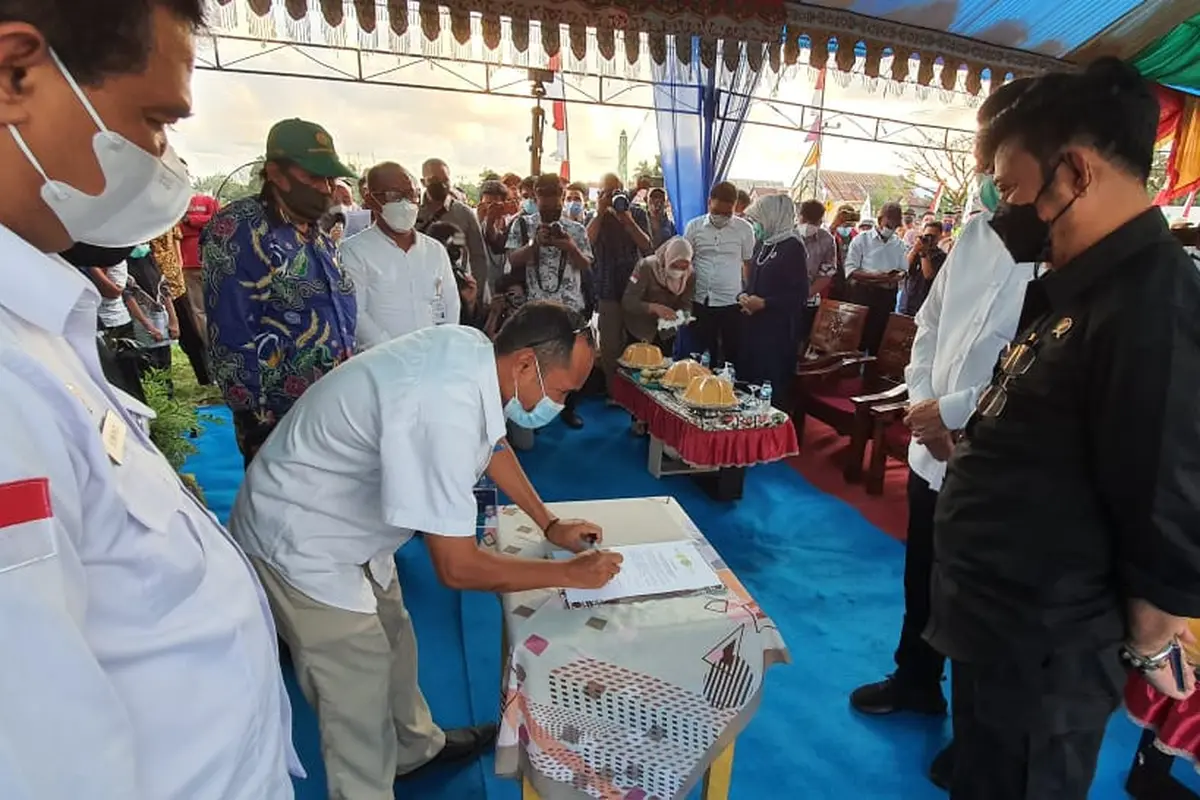 Perum Bulog bersama Kementerian Pertanian mengamankan harga gabah/beras di tingkat petani
