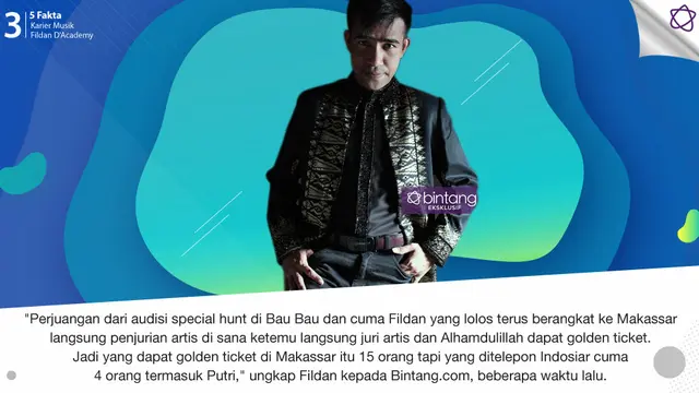 [Bintang] 5 Fakta Karier Musik Fildan D'Academy