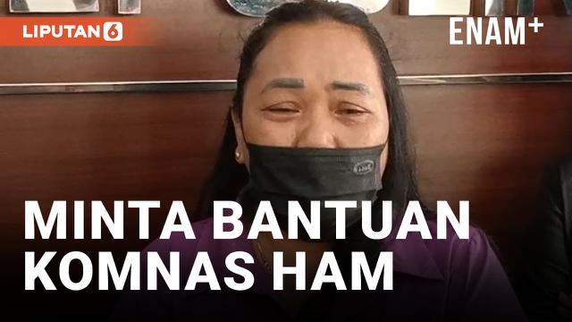 ISAK TANGIS ISTRI SOPIR TAKSI ONLINE YANG DIBUNUH ANGGOTA DENSUS 88 MENGADU KE KOMNAS HAM