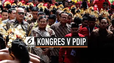 Ketua Umum DPP Partai Gerindra, Prabowo Subianto akan menjadi tamu spesial pada Kongres ke-V PDIP yang akan dibuka siang ini, Kamis (8/8/2019) oleh Presiden Joko Widodo. Prabowo hadir atas undangan khusus Megawati Soekarnoputri selaku Ketua Umum DPP ...