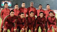 Penyengan Timnas Indonesia U-23, Alberto Goncalves, mengaku perasaannya campur aduk menjalani debut berseragam Merah Putih. (Twitter/@PSSI)