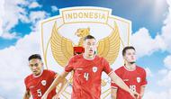 Timnas Indonesia - Rizky Ridho, Jay Idzes, Justin Hubner (Bola.com/Adreanus Titus)