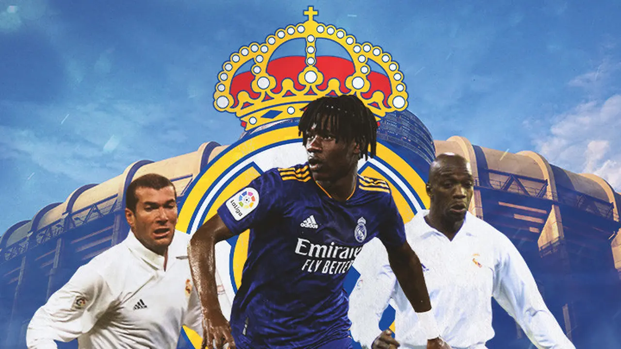 Real Madrid - Zinedine Zidane, Eduardo Camavinga, Claude Makelele