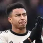 Ekspresi pemain Manchester United, Jesse Lingard, setelah laga kontra Bournemouth, di Premier League, Sabtu (2/11/2019). (AFP/Glyn Kirk)