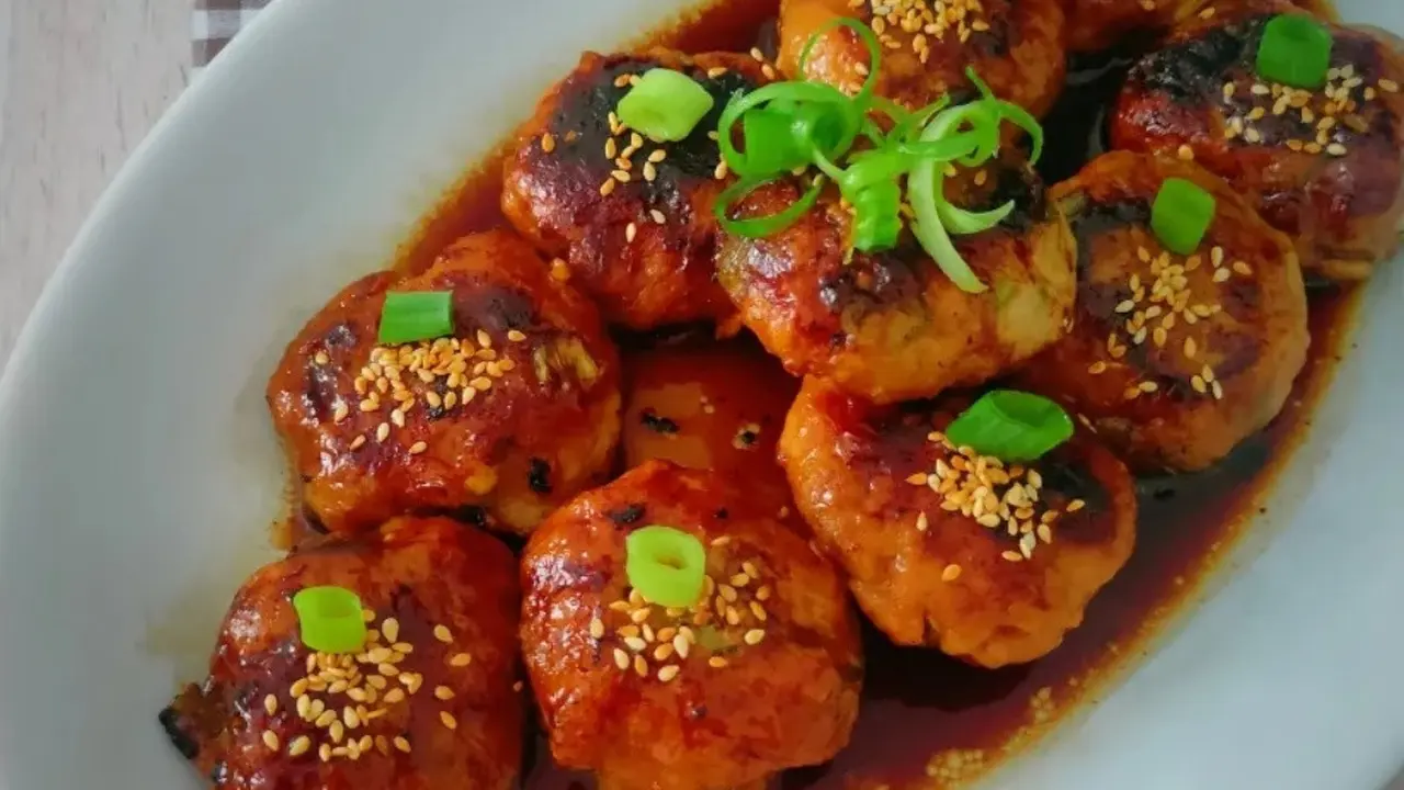 Resep ayam tsukune. (dok. Cookpad @daneswisesa)