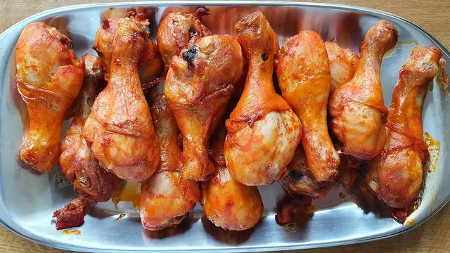 Ayam Panggang atau Bakar Menggunakan Teknik Dry Brining