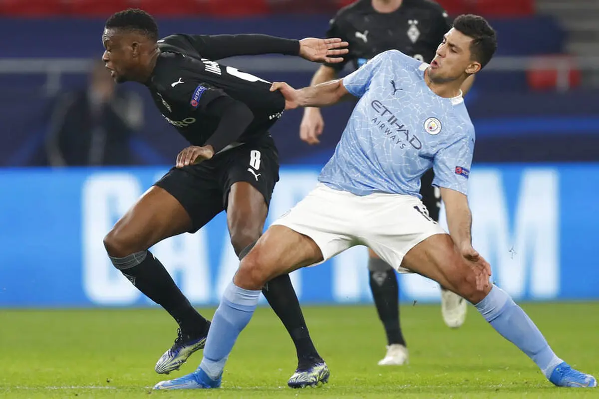 FOTO: Manchester City Masih Terlalu Tangguh Bagi Borussia Moenchengladbach