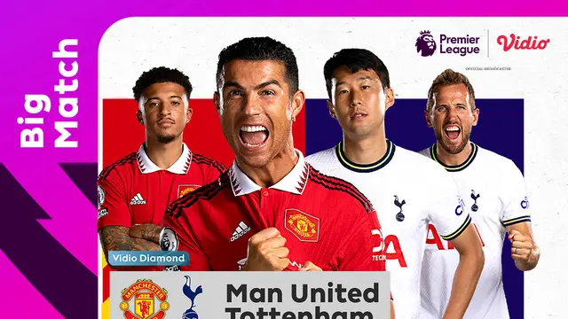 Link Live Streaming Manchester United Vs Tottenham di Vidio, Kamis 20 Oktober 2022