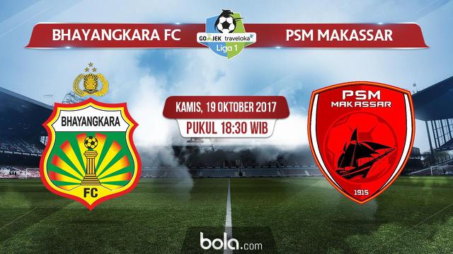 Bhayangkara FC Vs PSM Makassar