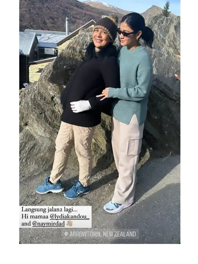 7 Potret Nana Mirdad dan Keluarga Liburan di New Zealand, Seru Banget