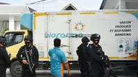Mobil box pembawa vaksin Covid-19 yang tiba di Pekanbaru beberapa hari lalu. (Liputan6.com/M Syukur)