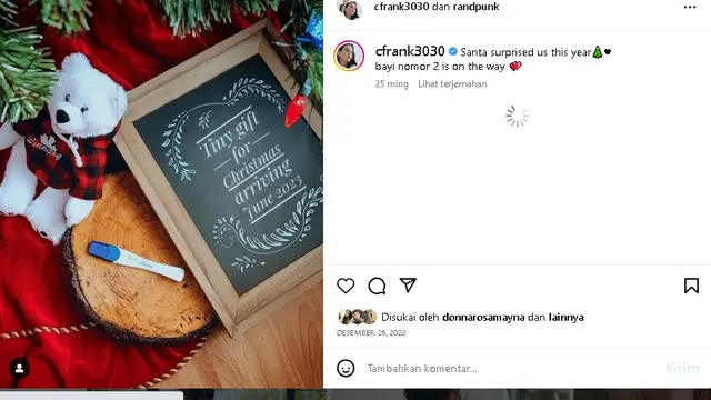 Perjalanan kehamilan kedua Chelsey Frank istri Randy Pangalila bintang Takdir Cinta yang Kupilih (Foto: instagram cfrank3030)