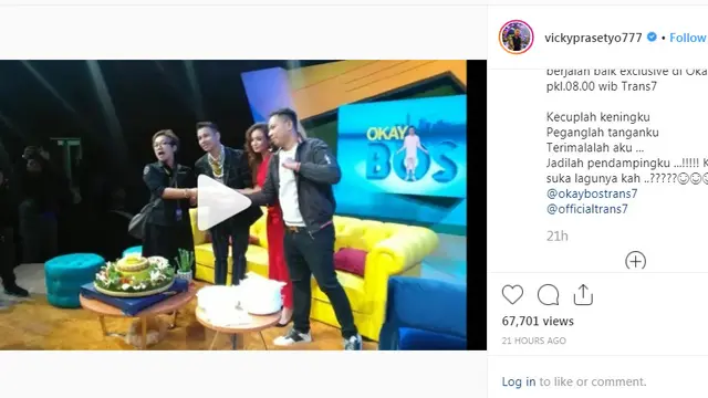 Vicky Prasetyo (Instagram.com/ https://www.instagram.com/p/B2lNOXCgZyk/)