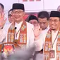 Ridwan Kamil-Suswono menjadi pasangan kedua yang mendaftar ke KPU DKI Jakarta, setelah sebelumnya pasangan Pramono Anung-Rano Karno. (Liputan6.com/Angga Yuniar)