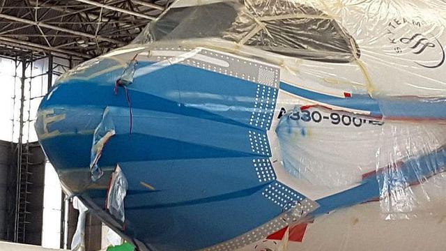 Garuda Indonesia meluncurkan livery khusus yang menampilkan visual masker pada bagian depan (hidung) pesawat Airbus A330-900 Neo yang merupakan livery masker pesawat pertama yang ada di Indonesia.
