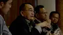 Politikus Partai Demokrat Ruhut Sitompul saat menjadi pembicara dalam sebuah diskusi, Jakarta, Kamis (23/10/2014) (Liputan6.com/Johan Tallo)